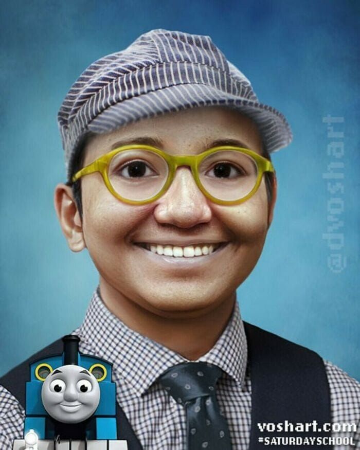 Animator Yoshart tovert cartoon characters om tot échte mensen