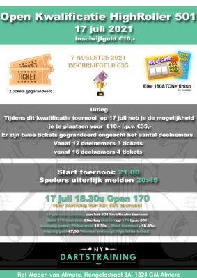 Zaterdag 17 juli HR-Q MDT in 't Wapen van Almere