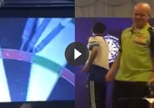 VIDEO: 14-jarige verslaat Michael van Gerwen in hoogstaande partij