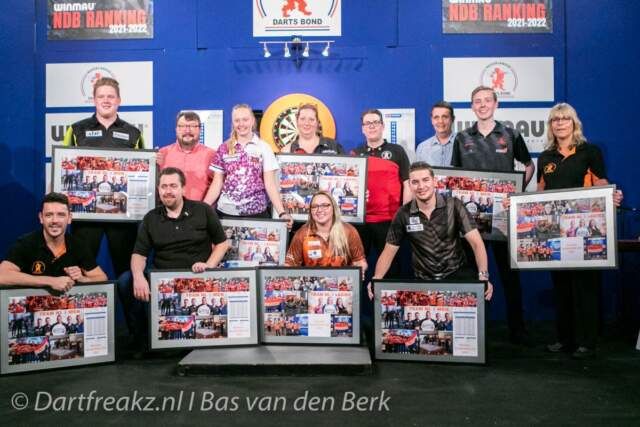 Johan van Velzen en Aileen de Graaf winnen NK Darts 2022