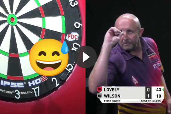 VIDEO: James Wilson gooit een bijzondere dubbel-dubbel finish