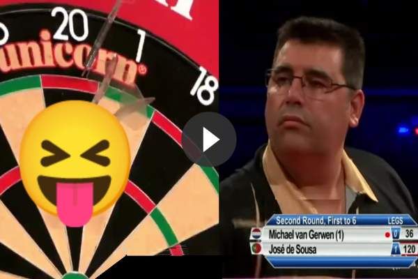 Commentator gaat stuk om demo-shot De Sousa tegen Van Gerwen