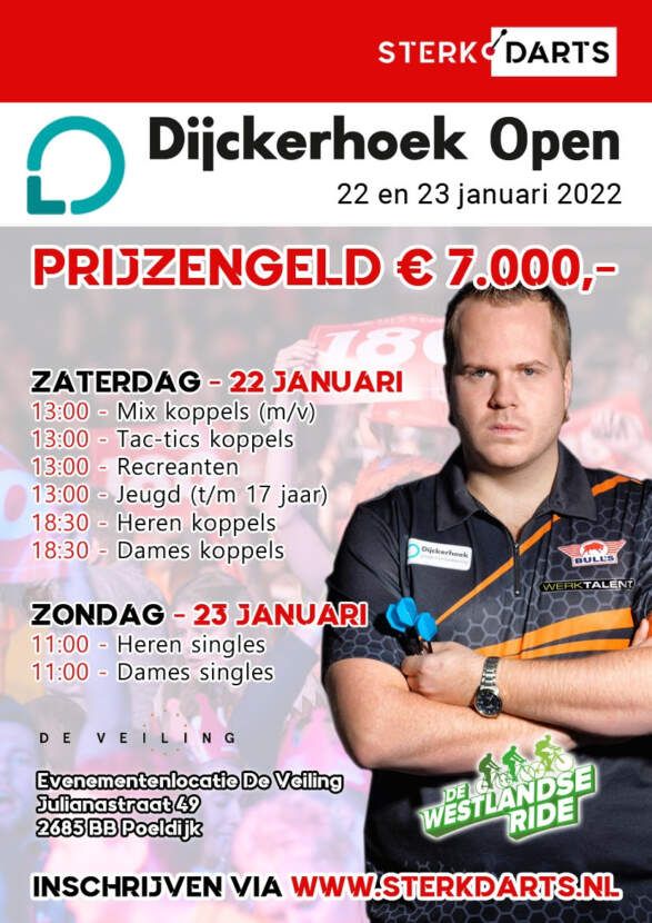 Dirk van Duijvenbode organiseert eigen toernooi: Dijckerhoek Open 2022