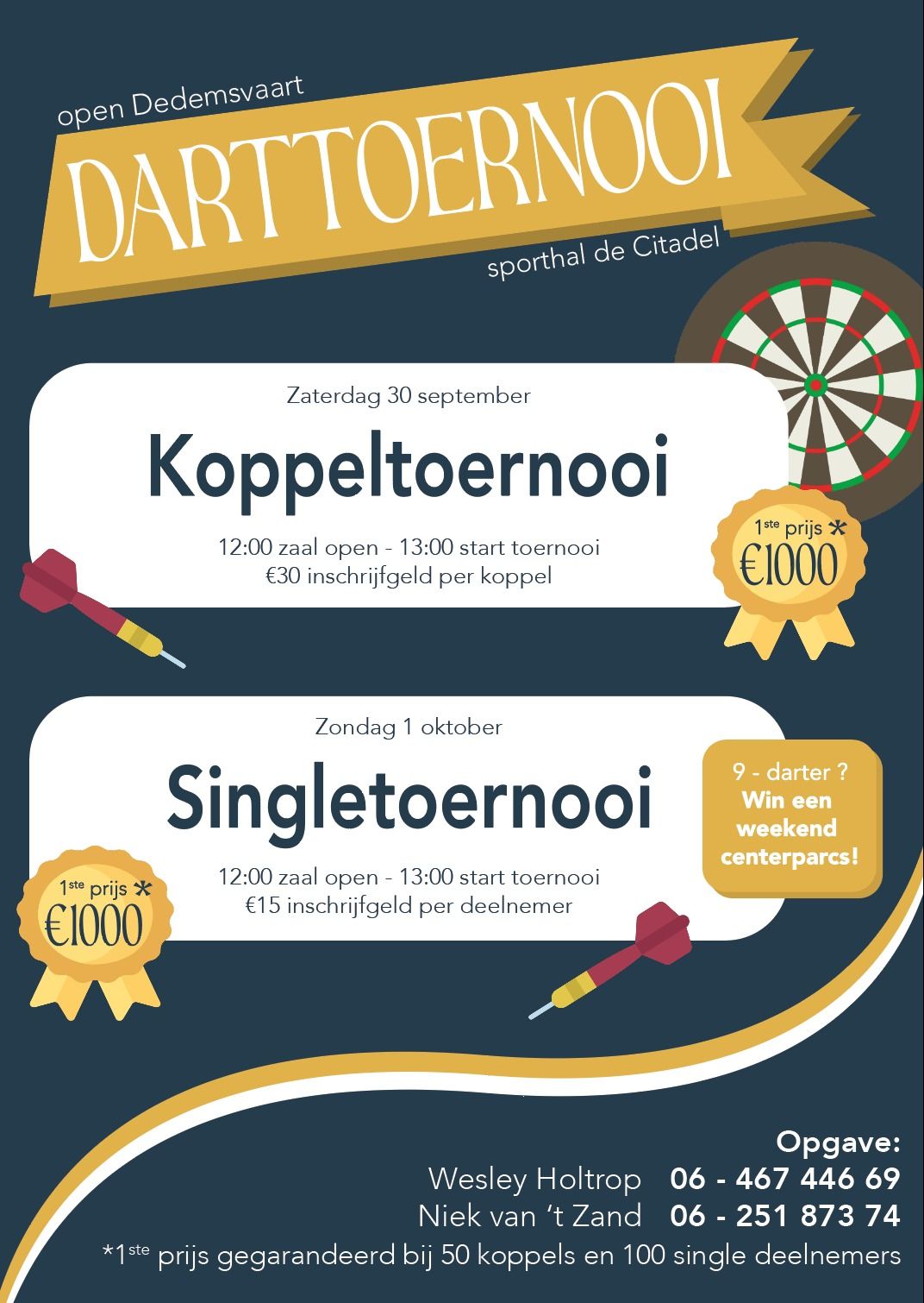 Over 2 weken is het tijd voor de eerste editie van het Open Dedemsvaart