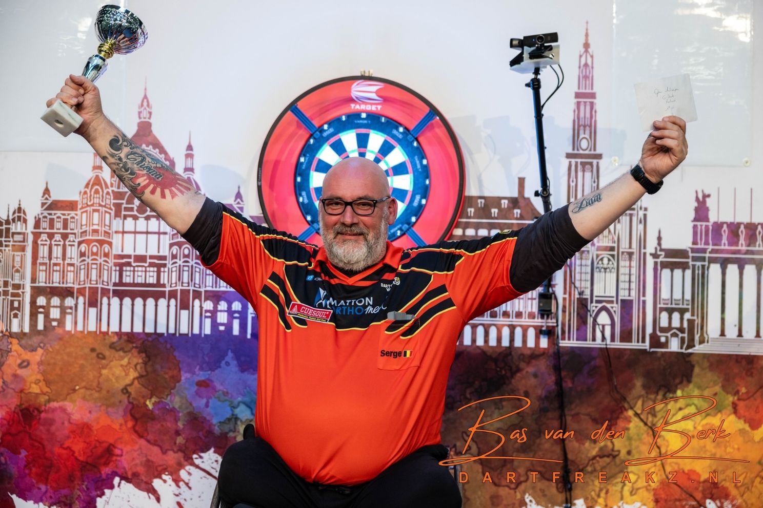 Plaisier, Hedman en Belgen Van Belle en Van Damme behoren tot winnaars op WDF Target Open Antwerpen 2023