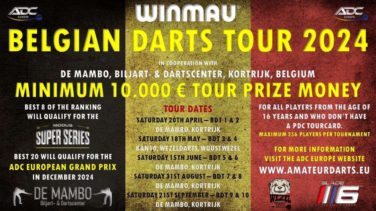 belgium darts tour 2024