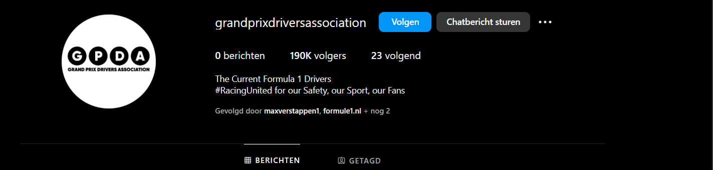 F1MAX Update 5-11-2024: GPDA maakt Instagram-account aan, Ricciardo geniet van pensioen.