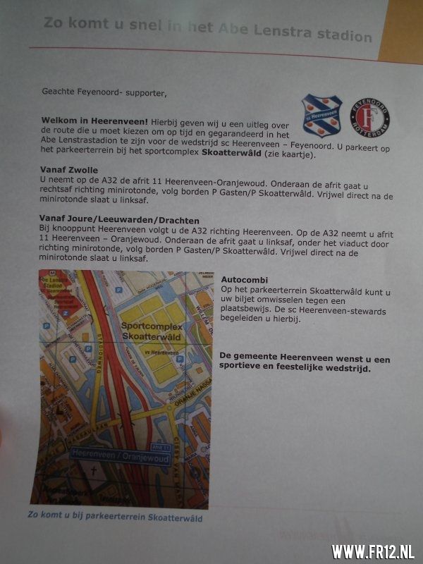 Heerenveen - Feyenoord deel 1