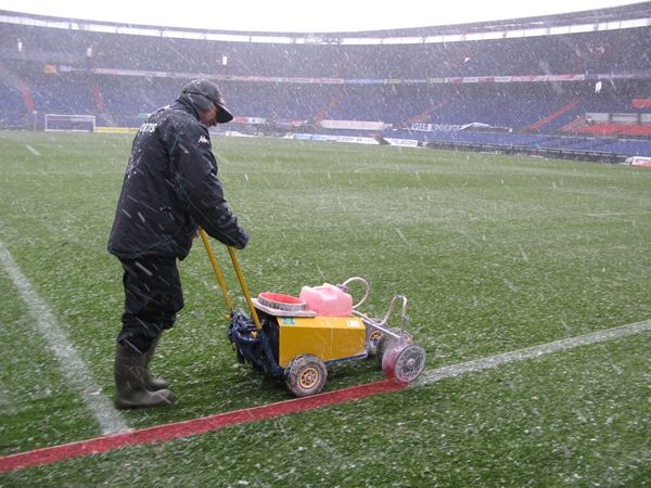 Werkzaamheden bij De Kuip in volle gang (fotoverslag)