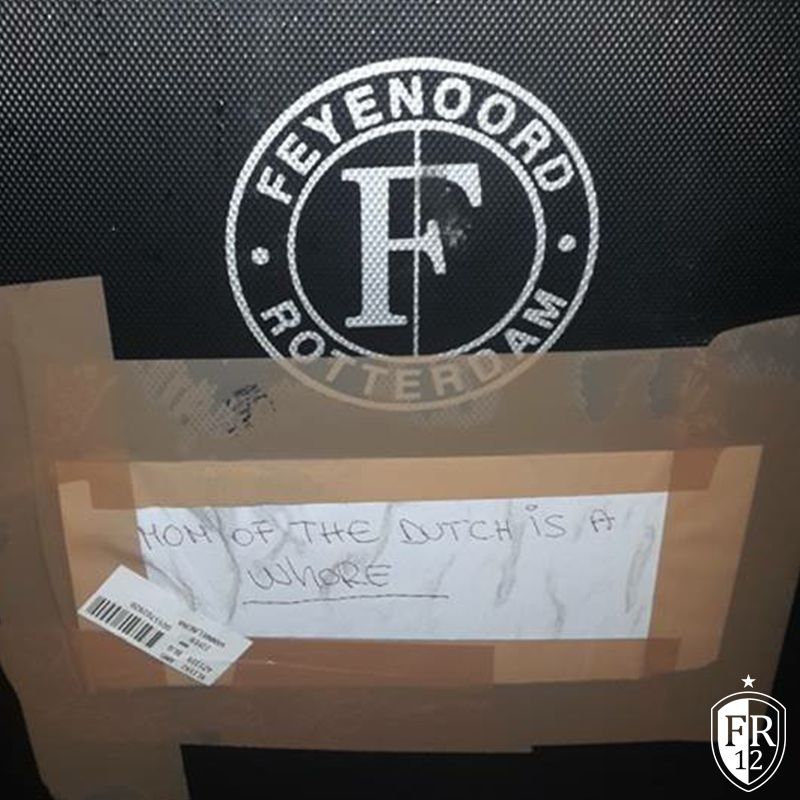 Grondpersoneel luchthaven Rome vernielt Feyenoord-koffer