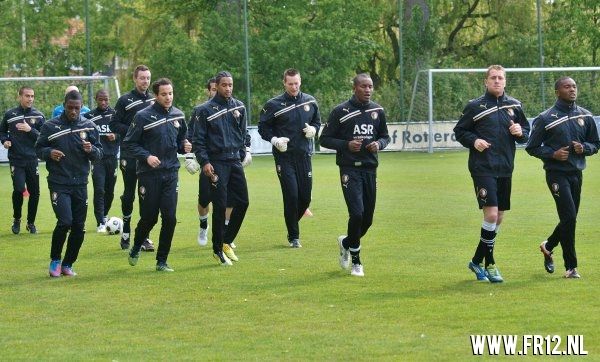 Fotoverslag woensdag training