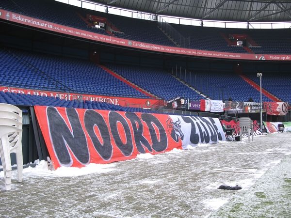 Werkzaamheden bij De Kuip in volle gang (fotoverslag)