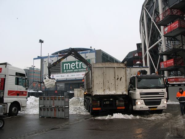 Werkzaamheden bij De Kuip in volle gang (fotoverslag)