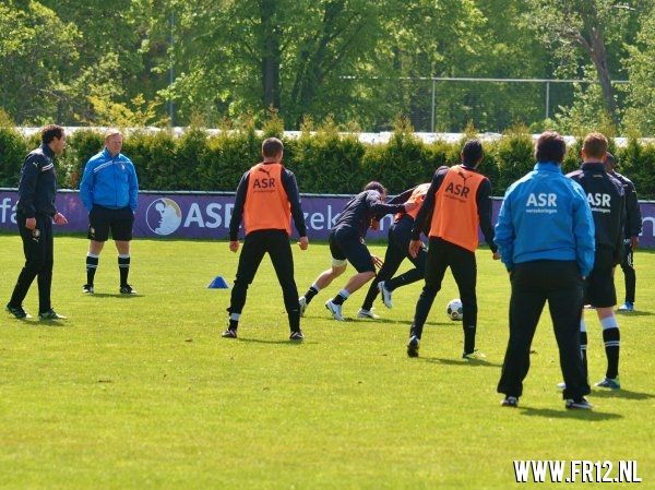 Fotoverslag woensdag training