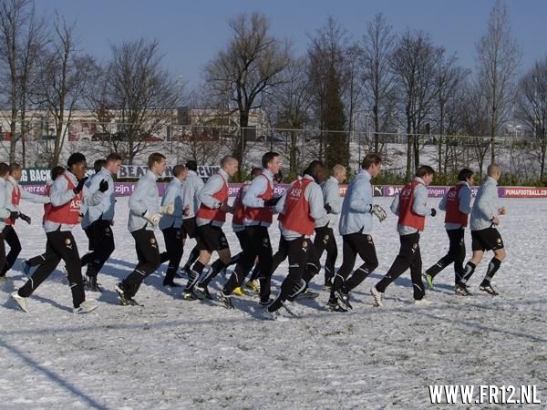 Training voorafgaand aan de Klassieker