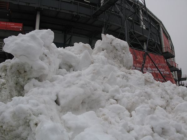 Werkzaamheden bij De Kuip in volle gang (fotoverslag)