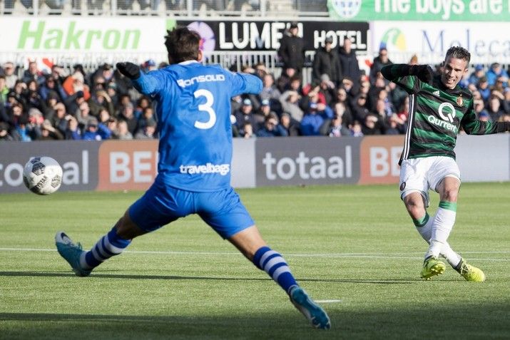 Feyenoord wint eerste uitduel in 2018
