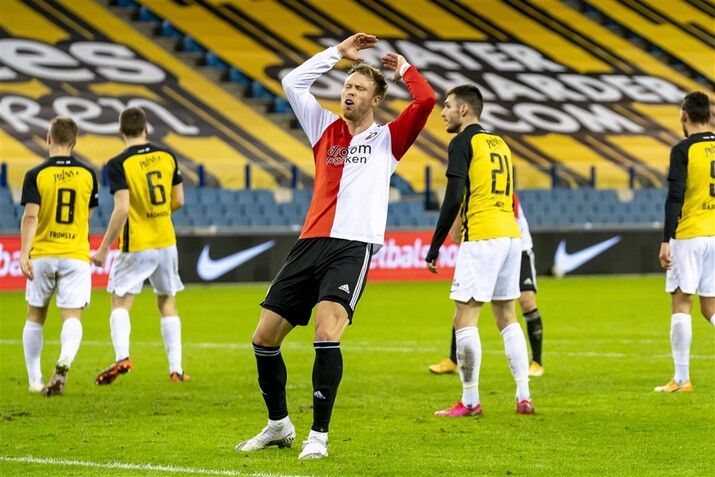 Feyenoord mist kansen op gelijkmaker tegen Vitesse 