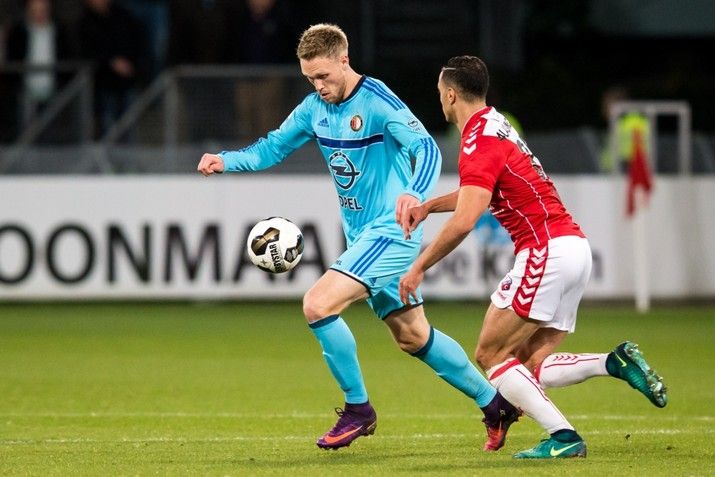 Kramer redt een punt voor Feyenoord tegen FC Utrecht