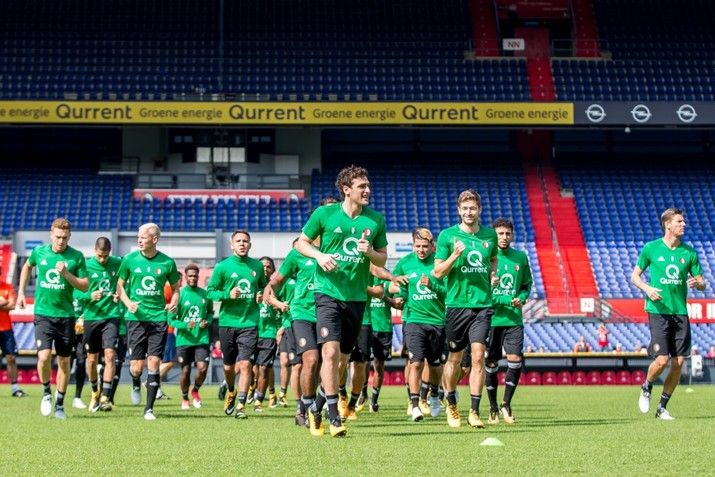 Eerste openbare training in De Kuip