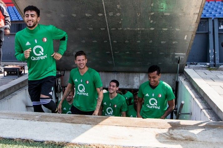 Eerste openbare training in De Kuip