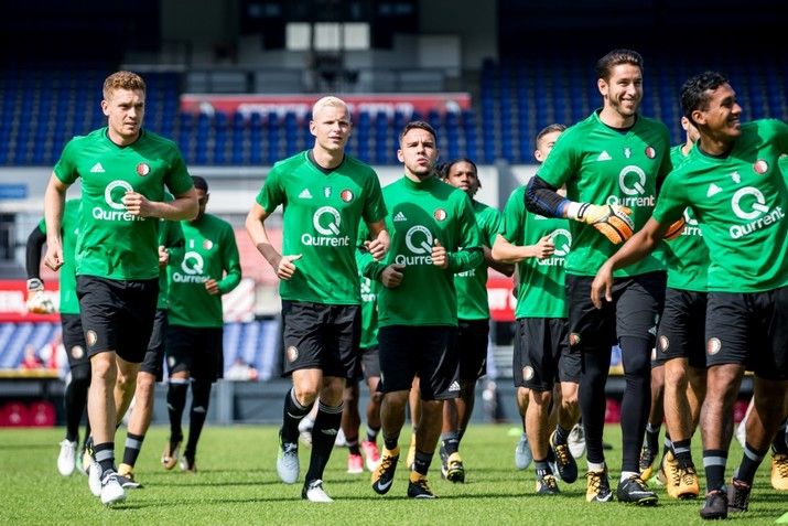 Eerste openbare training in De Kuip