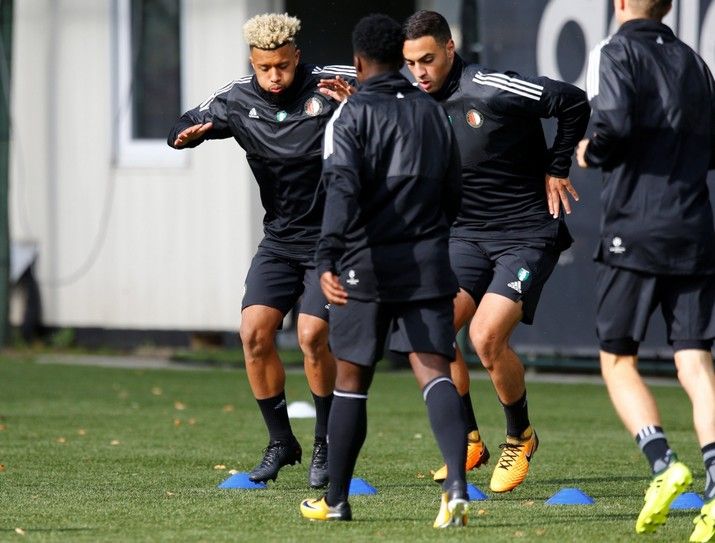 Feyenoord traint zonder Haps, Bilal en Jørgensen