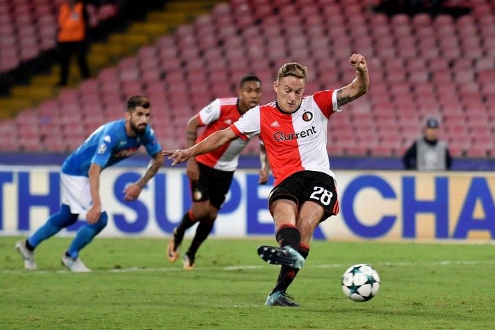 Feyenoord ook onderuit tegen SSC Napoli