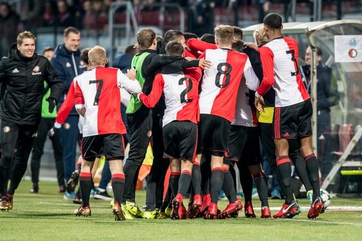 Feyenoord Onder 19 overwintert in Europa