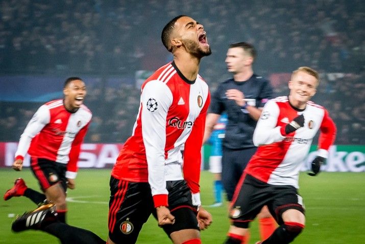 Feyenoord wint in de Champions League van Napoli