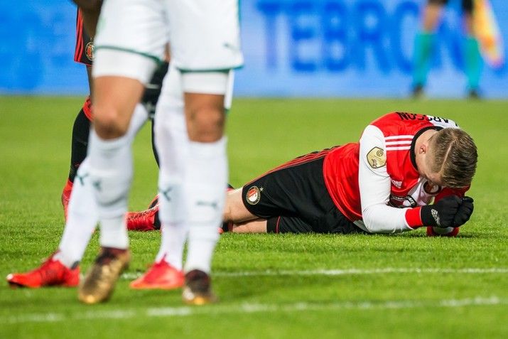 Sam Larsson loopt blessure op tegen FC Groningen