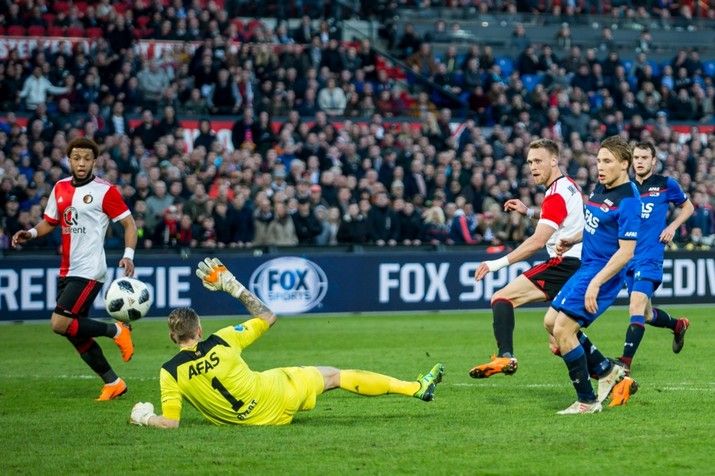 Getergd Feyenoord in eigen huis langs AZ