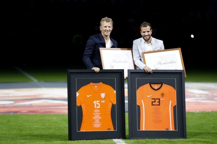 Kuyt neemt officieel afscheid van het Nederlands Elftal