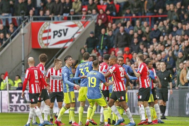 Feyenoord houdt punt over aan topper in Eindhoven