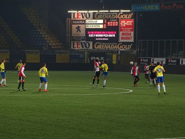 Jeugdig Feyenoord 2 onderuit in Leeuwarden