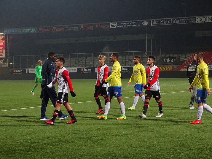 Jeugdig Feyenoord 2 onderuit in Leeuwarden
