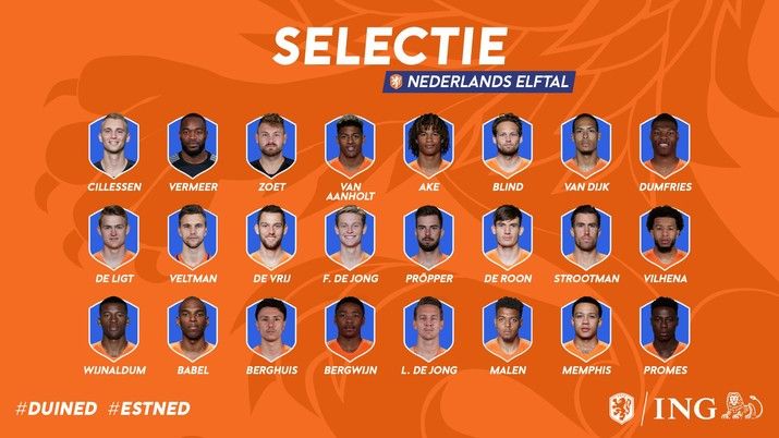 Vermeer en Berghuis in definitieve selectie Oranje