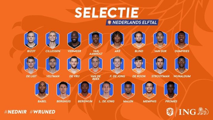 Vermeer en Berghuis in definitieve selectie Oranje