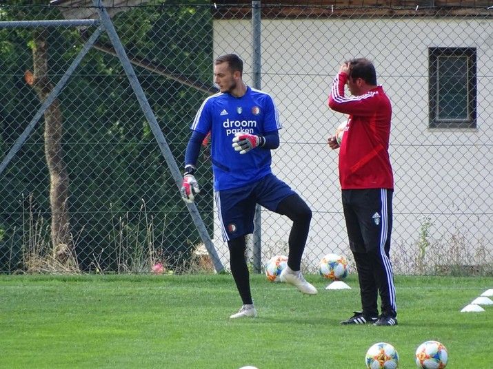 Jørgensen traint apart van de groep in Oostenrijk