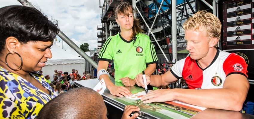 45.000 Feyenoord-supporters verwelkomen selectie