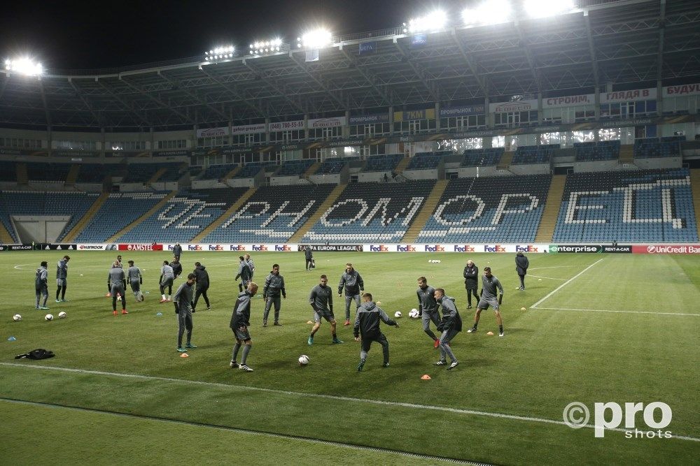 FOTO'S | Feyenoord verkent strijdtoneel in Odessa