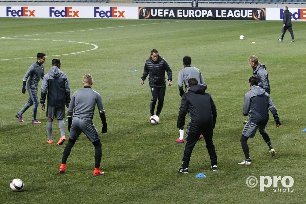 FOTO'S | Feyenoord verkent strijdtoneel in Odessa