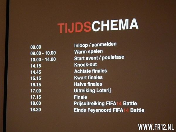 Feyenoord FIFA14 battle