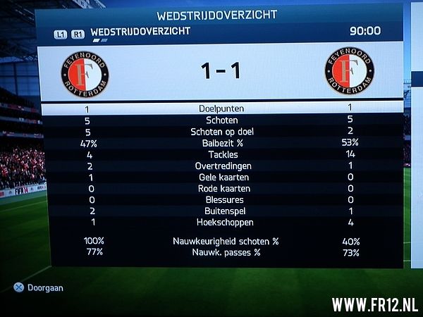 Feyenoord FIFA14 battle
