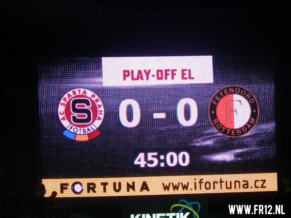 Wedstrijdverslag Sparta Praag-Feyenoord