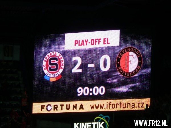 Wedstrijdverslag Sparta Praag-Feyenoord