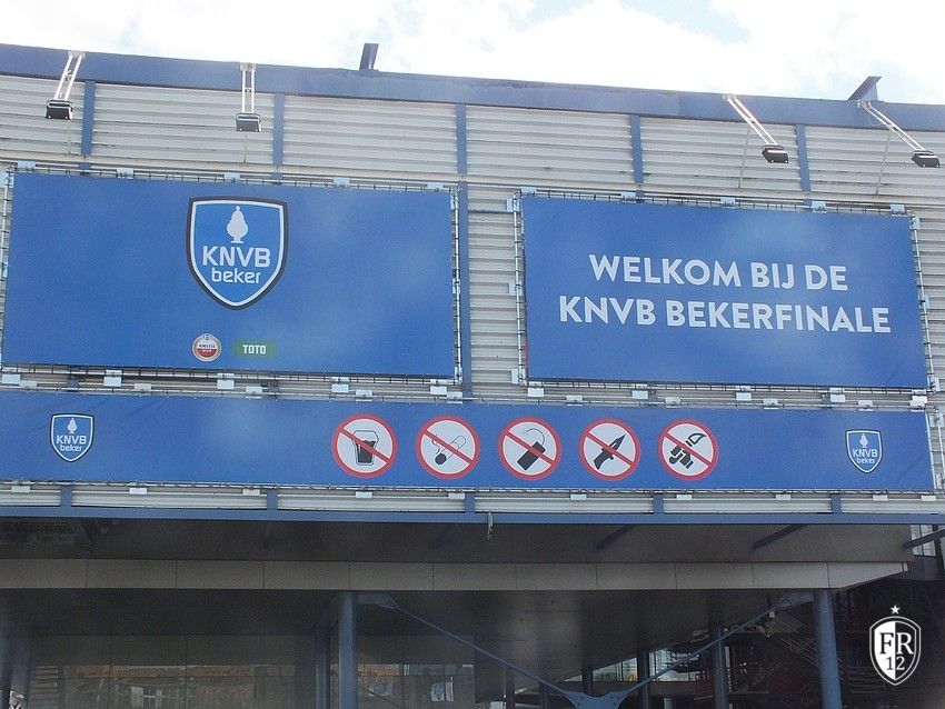 Voorbereidingen KNVB bekerfinale