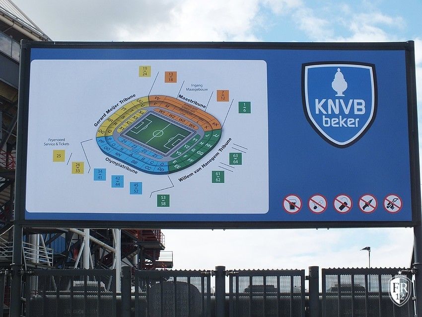 Voorbereidingen KNVB bekerfinale