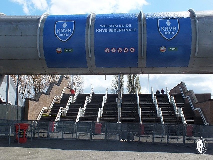 Voorbereidingen KNVB bekerfinale