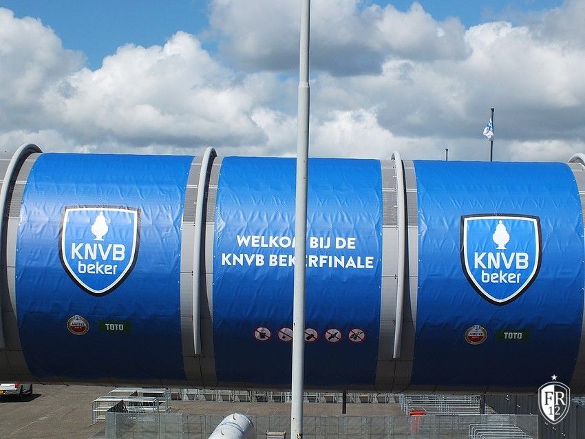 Voorbereidingen KNVB bekerfinale
